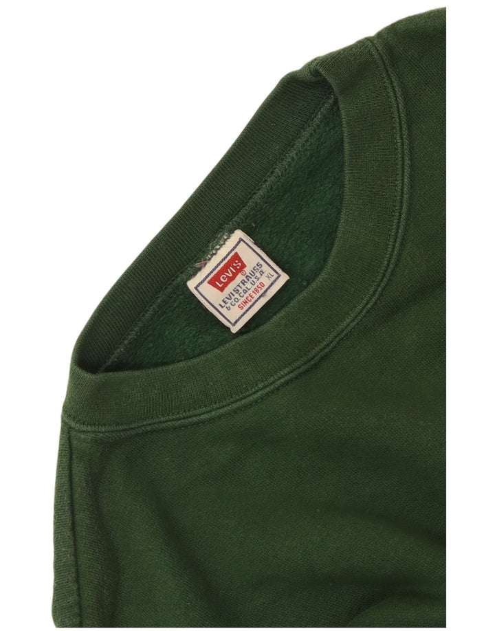 Levi's Mens Sweatshirt Jumper XL Green Cotton