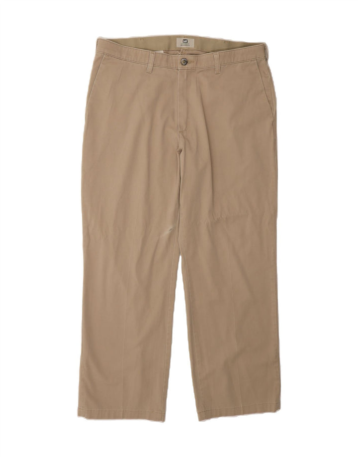 LEE Mens Custom Fit Relaxed Fit Chino Trousers W36 L30 Beige Cotton Vintage Lee and Second-Hand Lee from Messina Hembry 