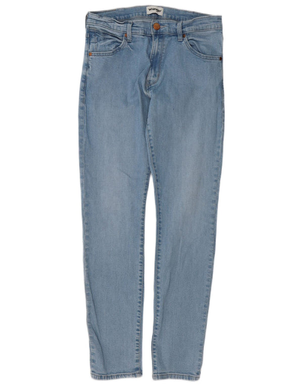 Wrangler Mens Larston Tapered Slim Jeans W32 L32 Blue Cotton