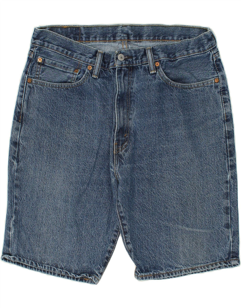 LEVI'S Mens 505 Denim Shorts W36 Large Blue Cotton | Vintage Levi's | Thrift | Second-Hand Levi's | Used Clothing | Messina Hembry 