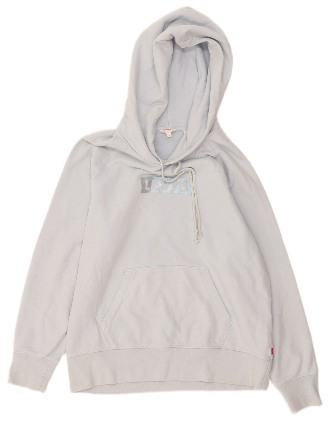 Levi's Mens Graphic Hoodie Jumper Small Blue Cotton