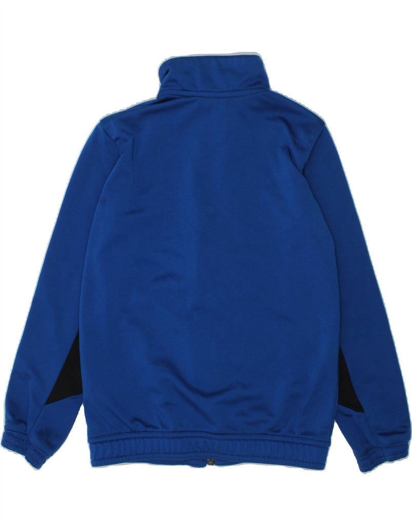 ADIDAS Boys Tracksuit Top Jacket 7-8 Years Blue Colourblock Polyester | Vintage Adidas | Thrift | Second-Hand Adidas | Used Clothing | Messina Hembry 