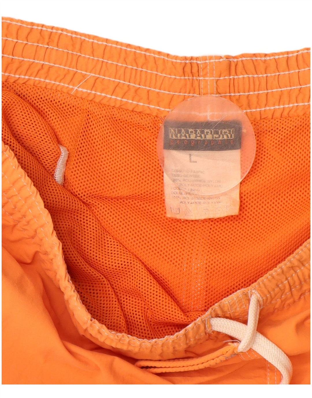 NAPAPIJRI Mens Swimming Shorts Large  Orange Polyamide