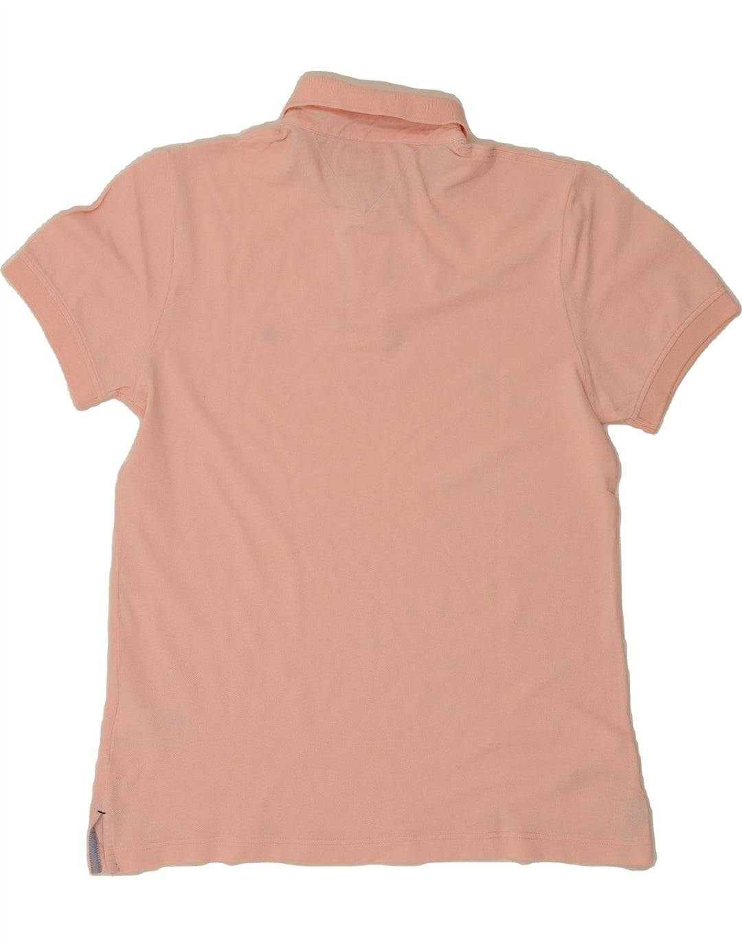 TOMMY HILFIGER Mens Polo Shirt Medium Pink Cotton Vintage Tommy Hilfiger and Second-Hand Tommy Hilfiger from Messina Hembry 