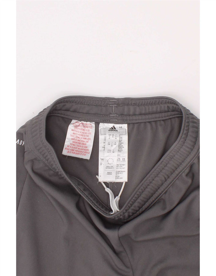 Adidas Boys Aeroready Sport Shorts 7-8 Years Grey Polyester
