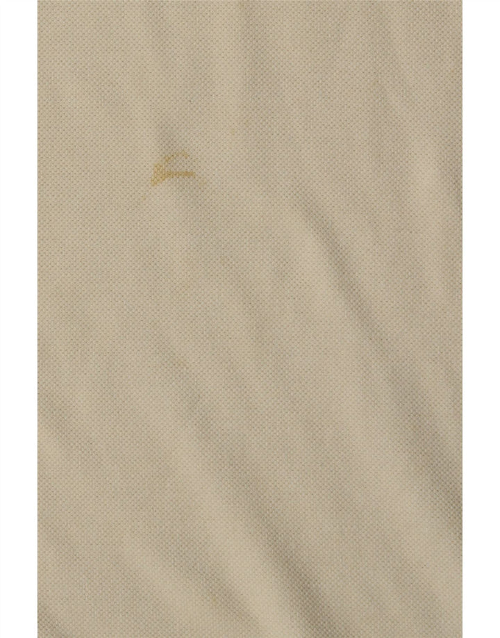 Fred Perry Mens Polo Shirt Large Off White Cotton