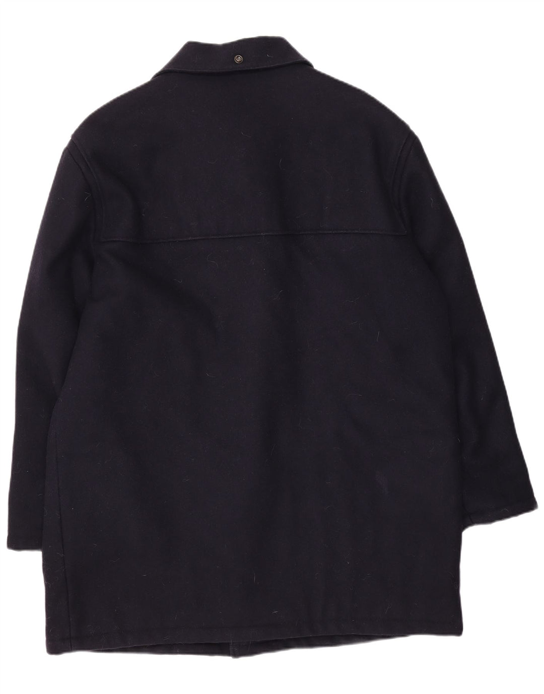 North Pole Mens Duffle Coat UK 42 XL Navy Blue Wool