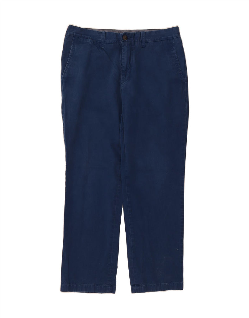 NAUTICA Mens Straight Casual Trousers W33 L30 Blue Cotton Vintage Nautica and Second-Hand Nautica from Messina Hembry 