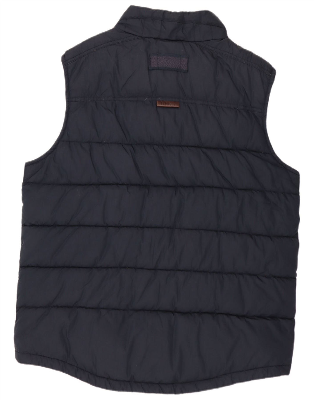 FAT FACE Mens Padded Gilet UK 42 XL Navy Blue Polyester