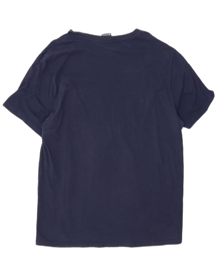 Champion Mens Graphic T-Shirt Top 3XL Navy Blue