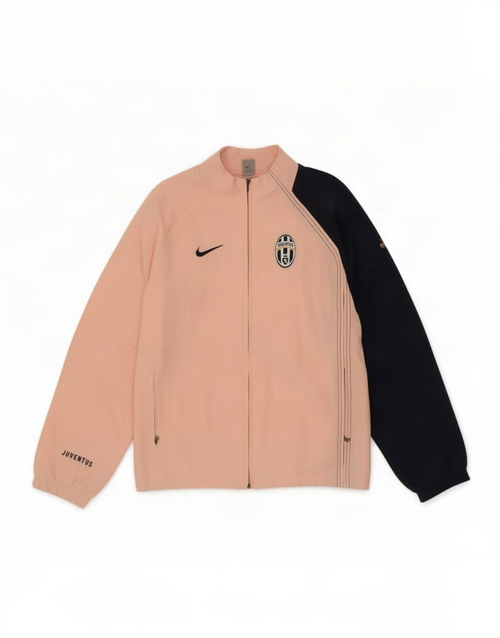 Nike Mens Juventus Tracksuit Top Jacket Small Pink Colourblock Polyester