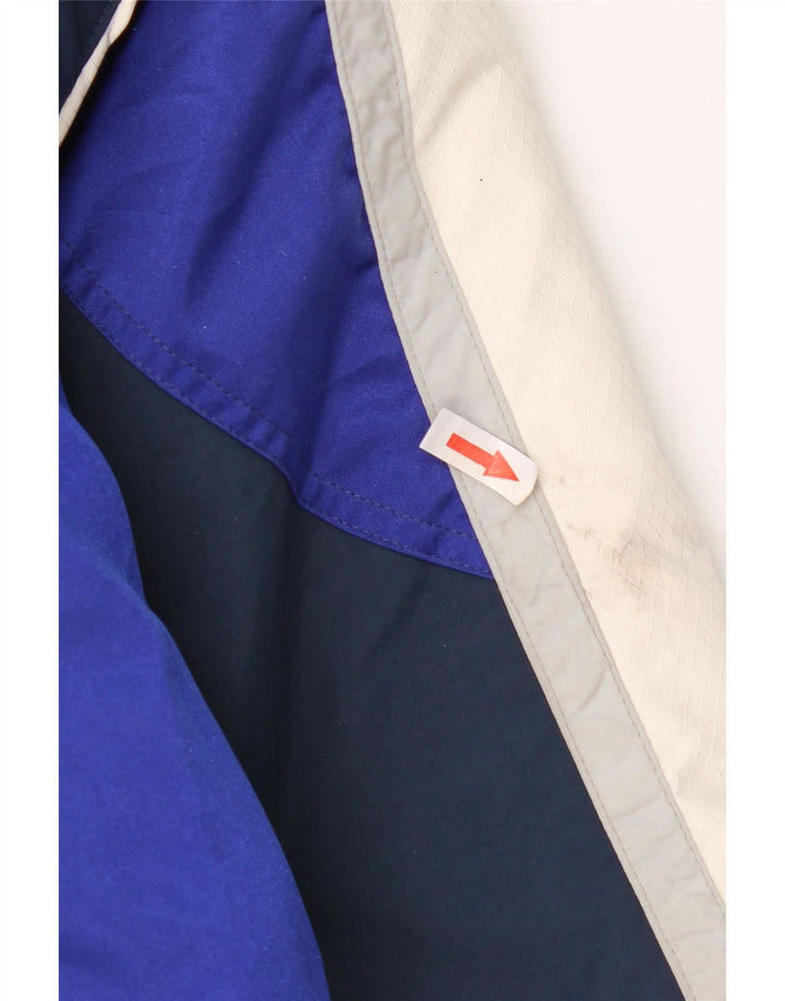 Aesse Mens Hooded Ski Jacket IT 54 2XL Blue Colourblock