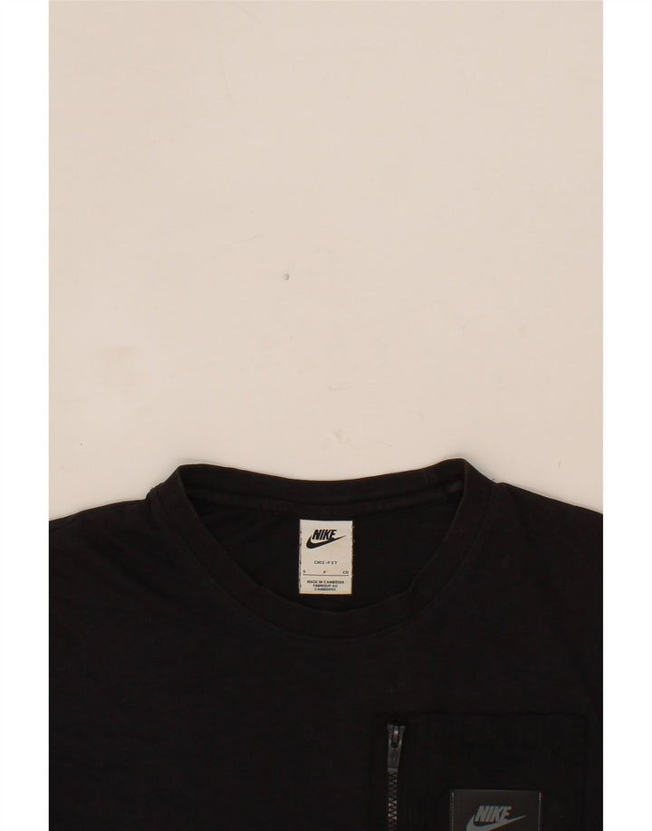 NIKE Mens Dri Fit T-Shirt Top Small Black Cotton Vintage Nike and Second-Hand Nike from Messina Hembry 