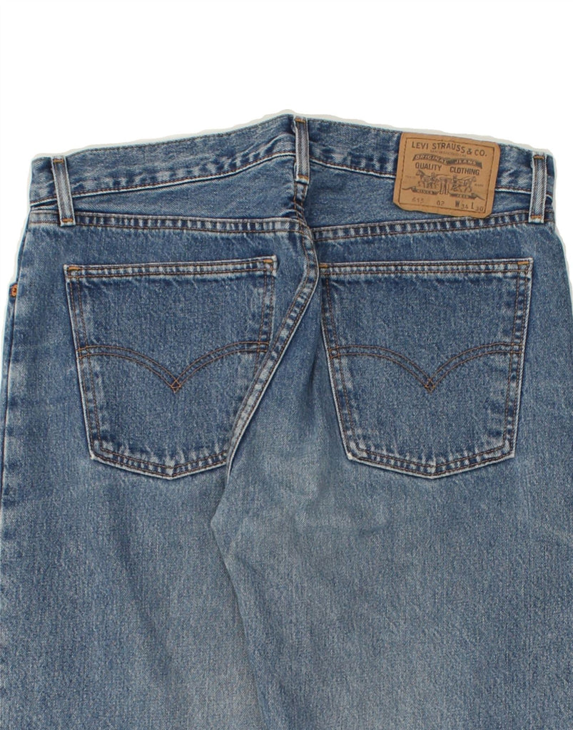 LEVI'S Mens 613 Straight Jeans W34 L30 Blue Cotton Vintage Levi's and Second-Hand Levi's from Messina Hembry 