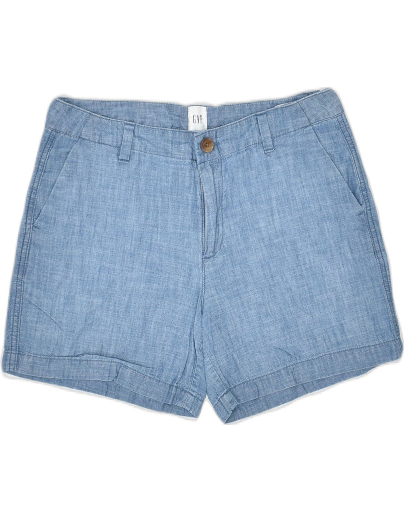 GAP Womens City Fit Chino Shorts US 2 XS W30 Blue Cotton | Vintage | Thrift | Second-Hand | Used Clothing | Messina Hembry 
