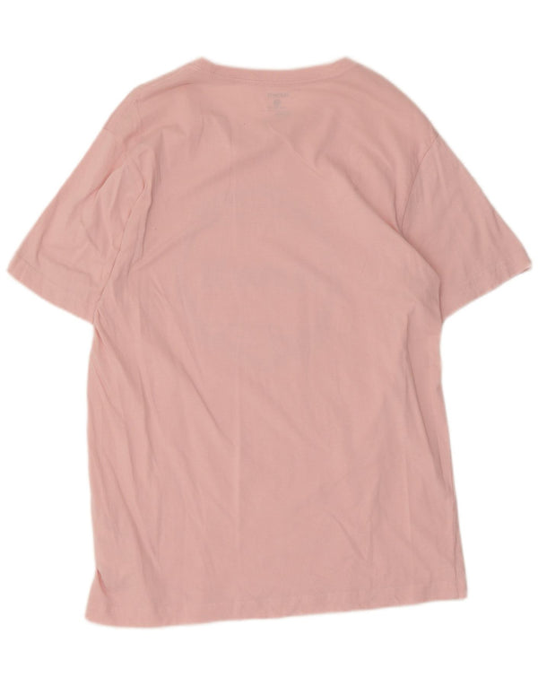 Hurley Mens Graphic T-Shirt Top Medium Pink Cotton