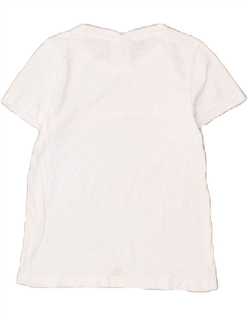 CHAMPION Girls Graphic T-Shirt Top 7-8 Years Small  White Vintage Champion and Second-Hand Champion from Messina Hembry 