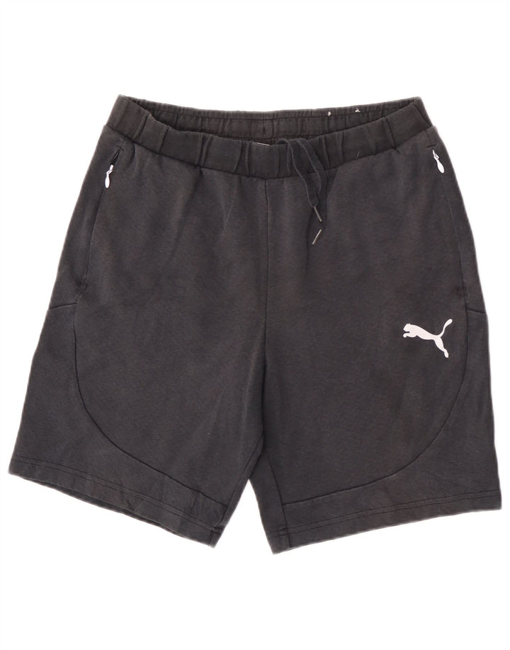 Puma Mens Sport Shorts Medium Black Cotton