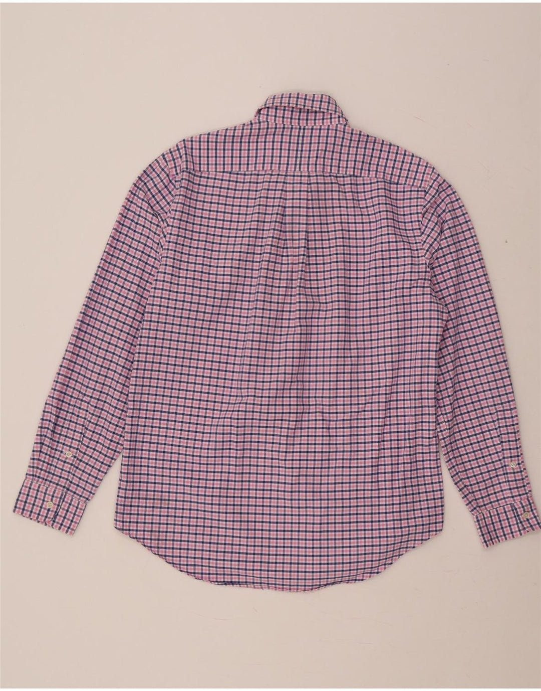 Ralph Lauren Mens Checked  Shirt Medium Pink Gingham