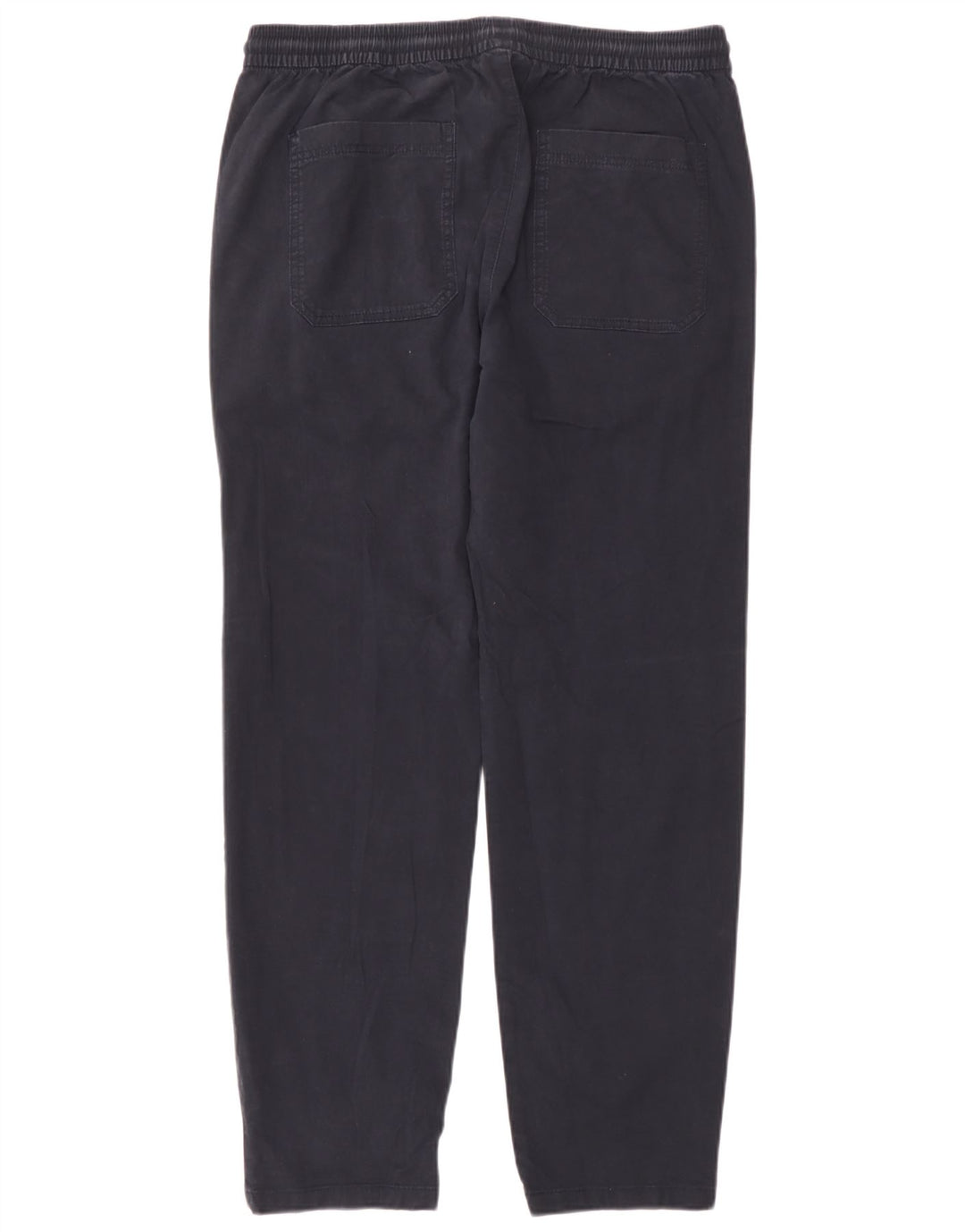 Marks & Spencer Mens Straight Chino Trousers Medium W32 L29 Navy Blue