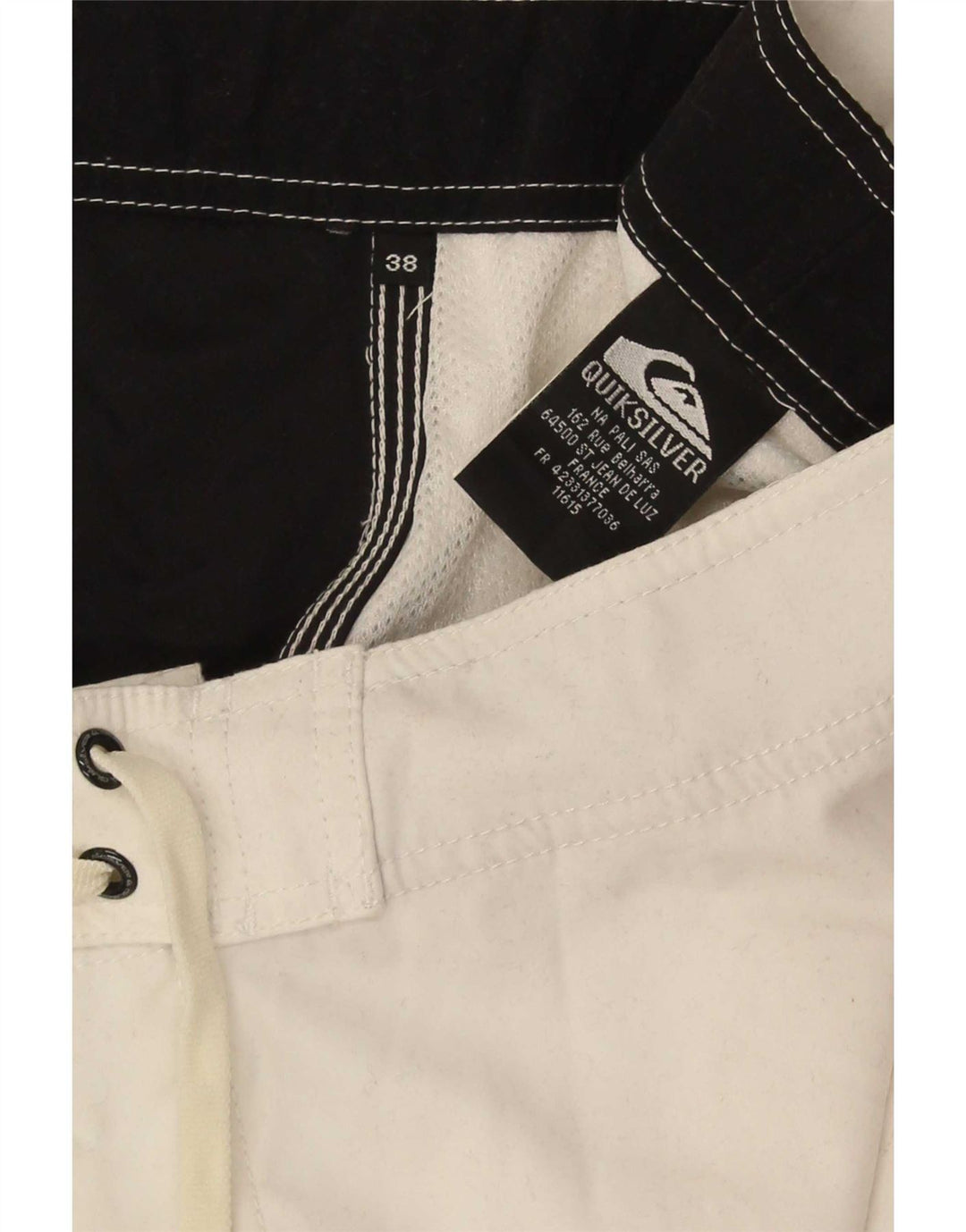 Quiksilver Mens Graphic Swimming Shorts XL Black Colourblock Polyester