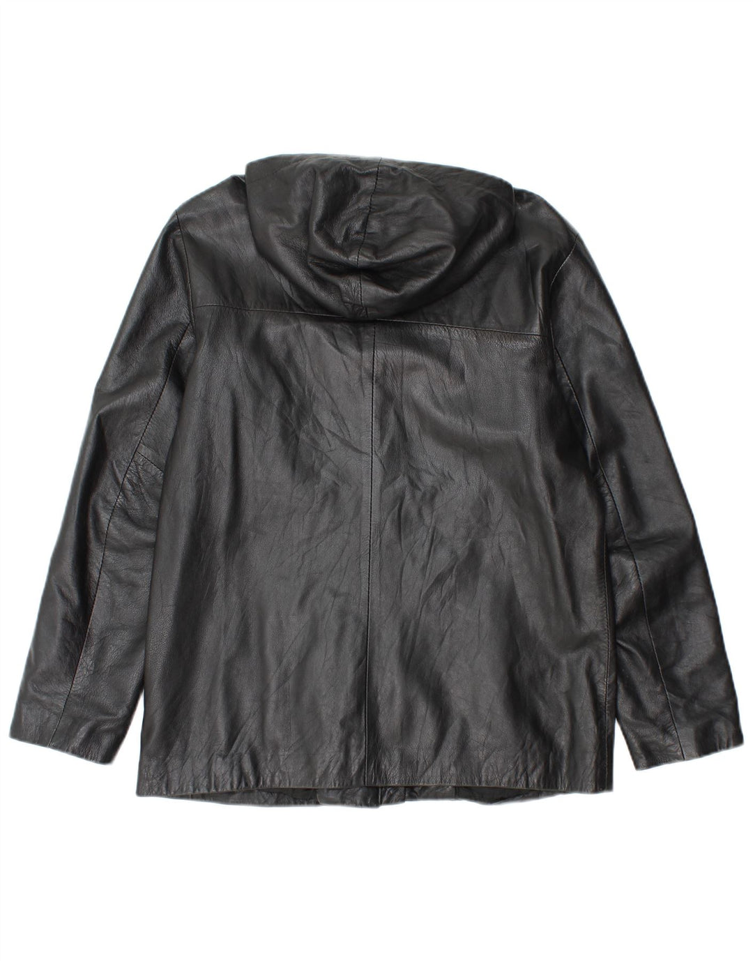 Privilegi Womens Leather Jacket IT 46 Large Black Leather