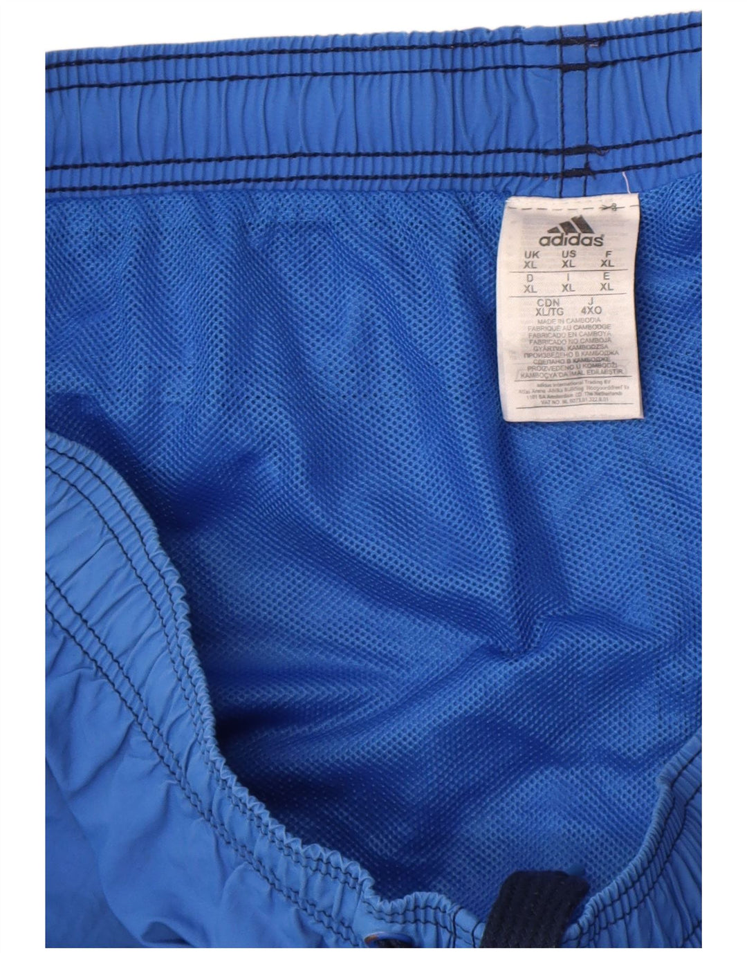 Adidas Mens Swimming Shorts XL  Blue Nylon