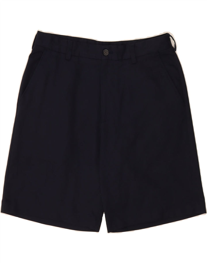 IZOD Mens Chino Shorts W32 Medium  Navy Blue Vintage Izod and Second-Hand Izod from Messina Hembry 