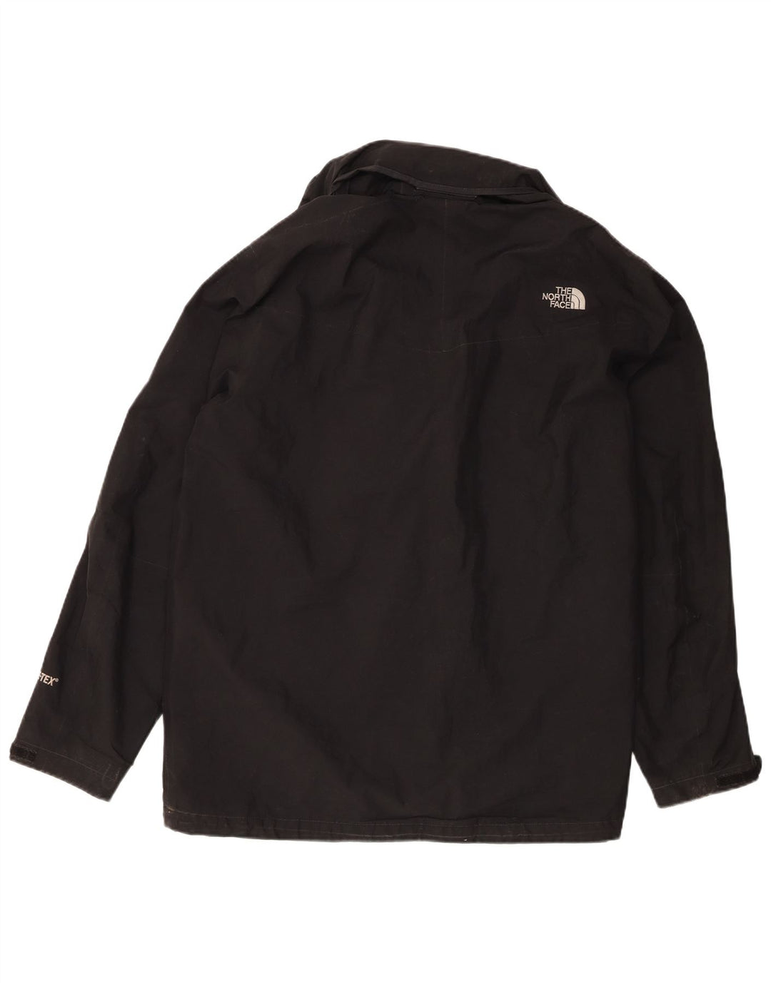 The North Face Mens Hooded Rain Jacket UK 42 XL Black Polyester