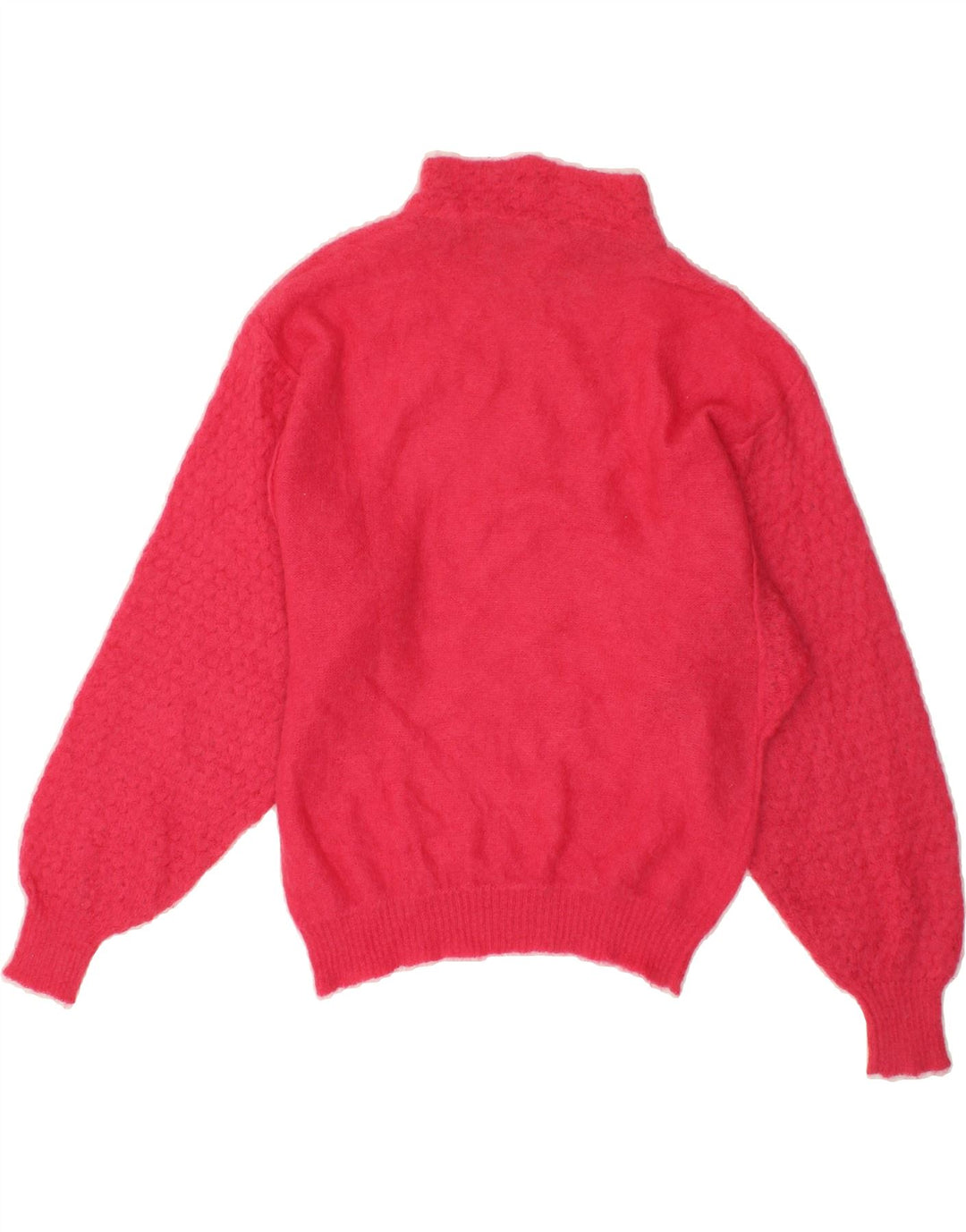 VINTAGE Womens Oversized Turtle Neck Jumper Sweater UK 20 2XL Pink Vintage Vintage and Second-Hand Vintage from Messina Hembry 
