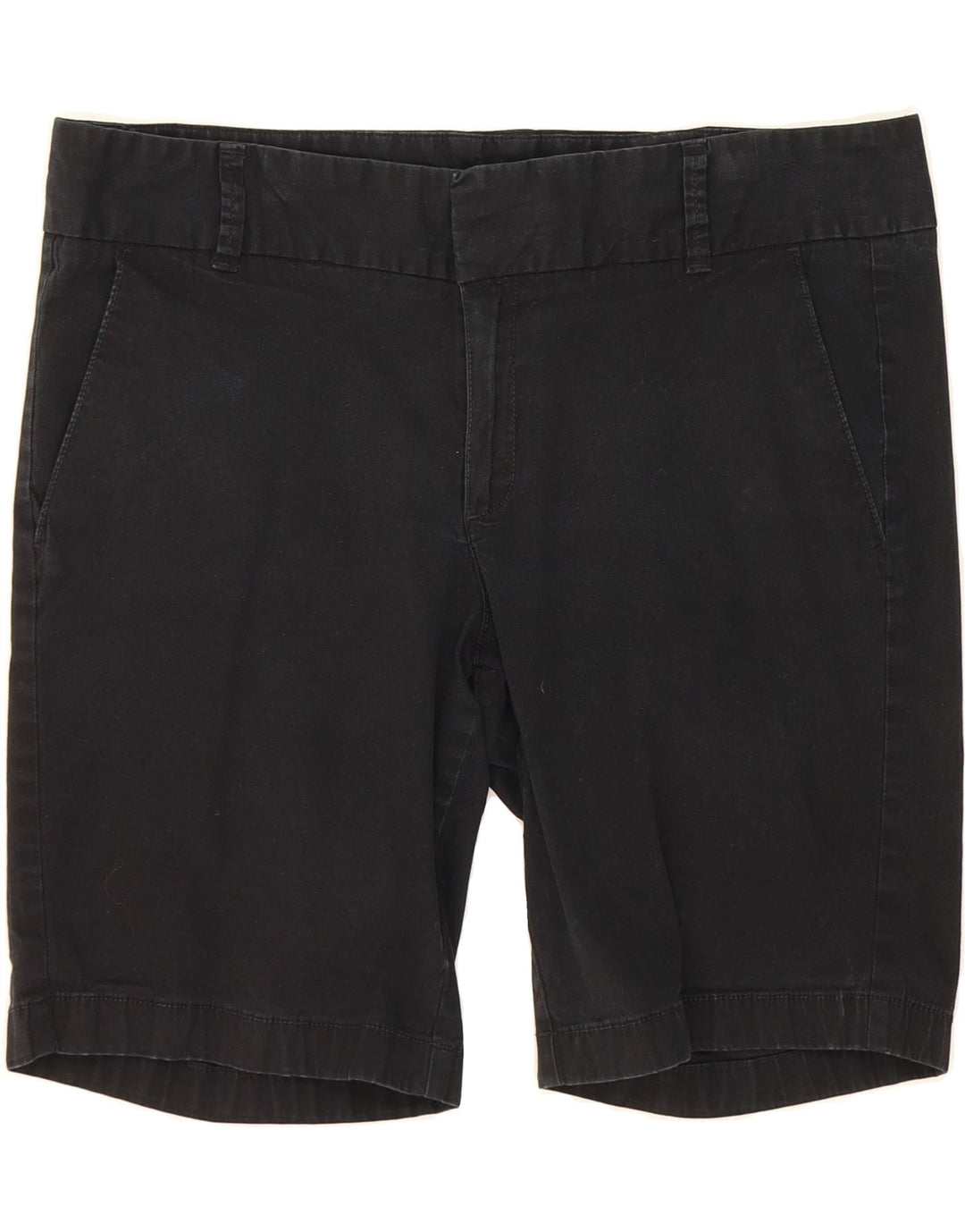 J. CREW Womens Stretch Chino Shorts US 10 Large W32 Black Cotton Vintage J. Crew and Second-Hand J. Crew from Messina Hembry 