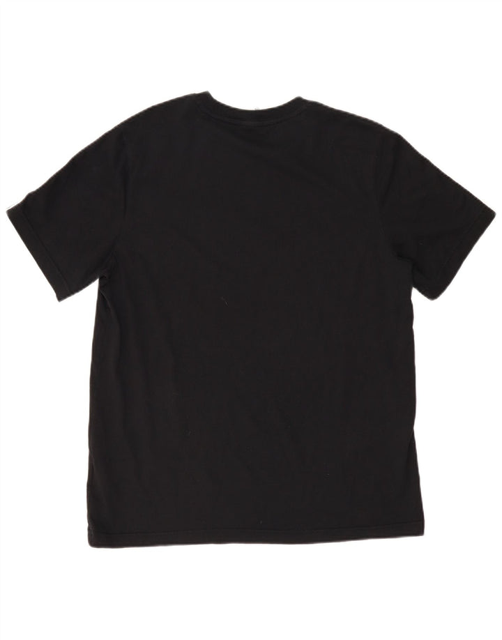 Nike Mens Graphic T-Shirt Top Large Black Colourblock Cotton