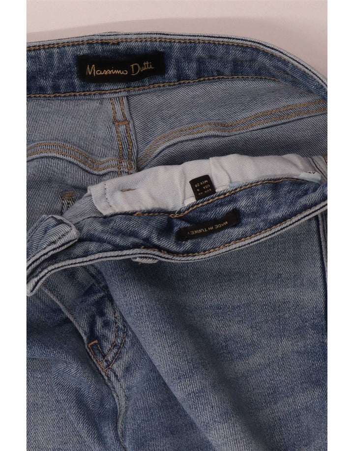 Massimo Dutti Womens Straight Jeans EU 38 Small W28 L27 Blue