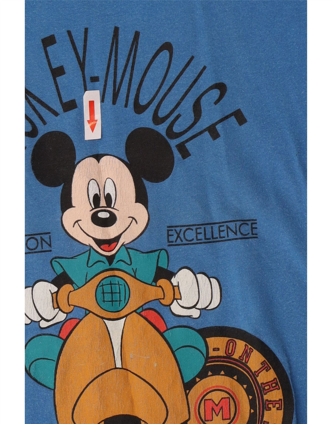 Nike Boys Mickey Mouse Graphic T-Shirt Top 7-8 Years Blue Cotton