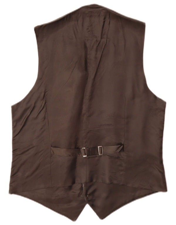 Wilvorst Mens Waistcoat Small Grey Floral