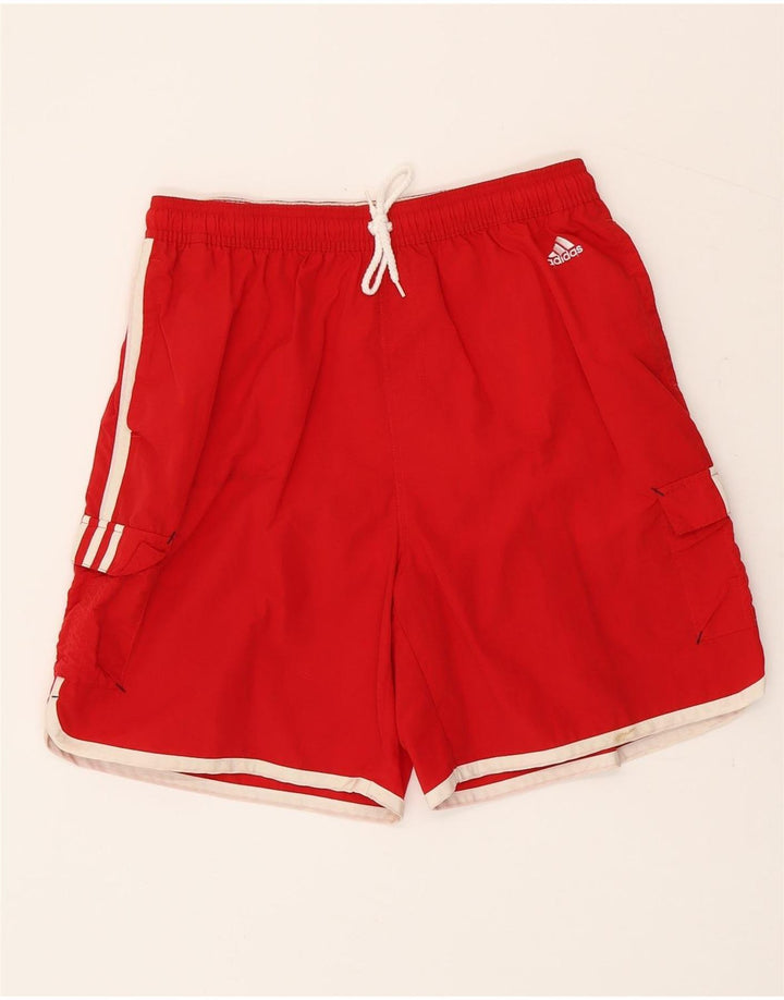 Adidas Mens Sport Shorts Large  Red Polyester