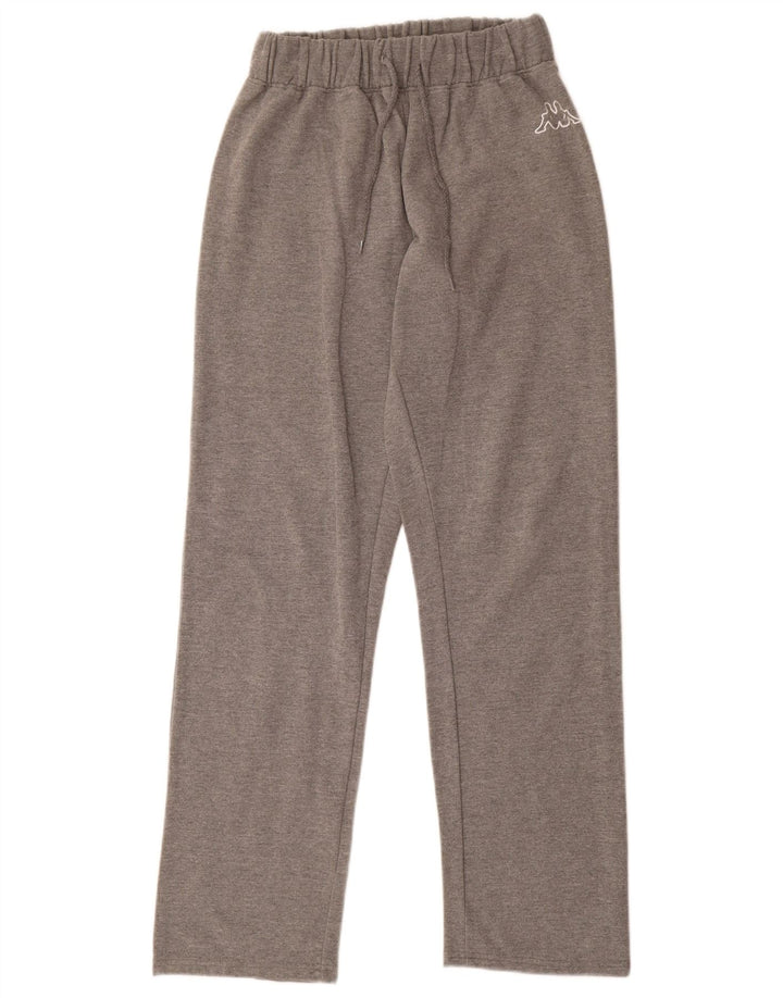 Kappa Womens Tracksuit Trousers UK 12 Medium  Grey Cotton