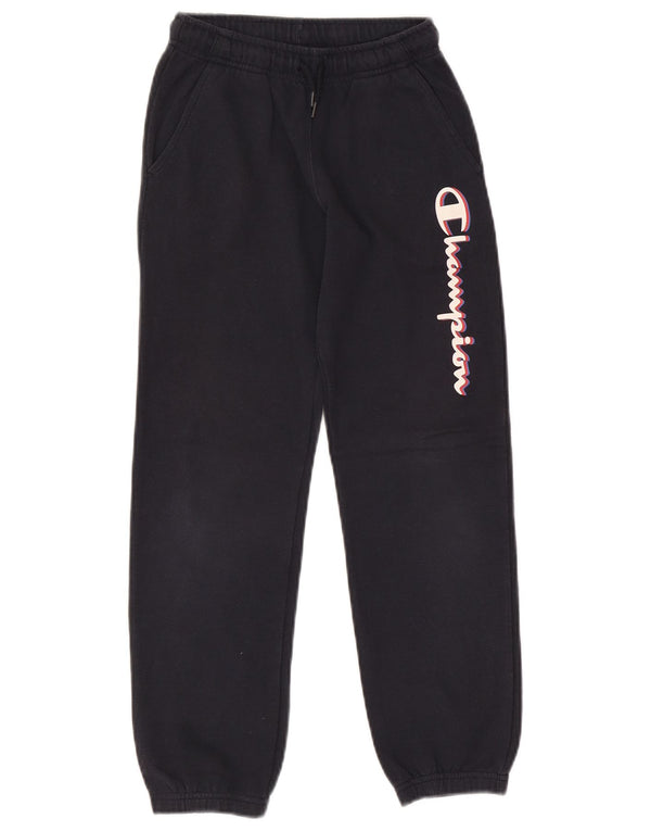 Champion Boys Tracksuit Trousers Joggers 9-10 Years Medium Navy Blue