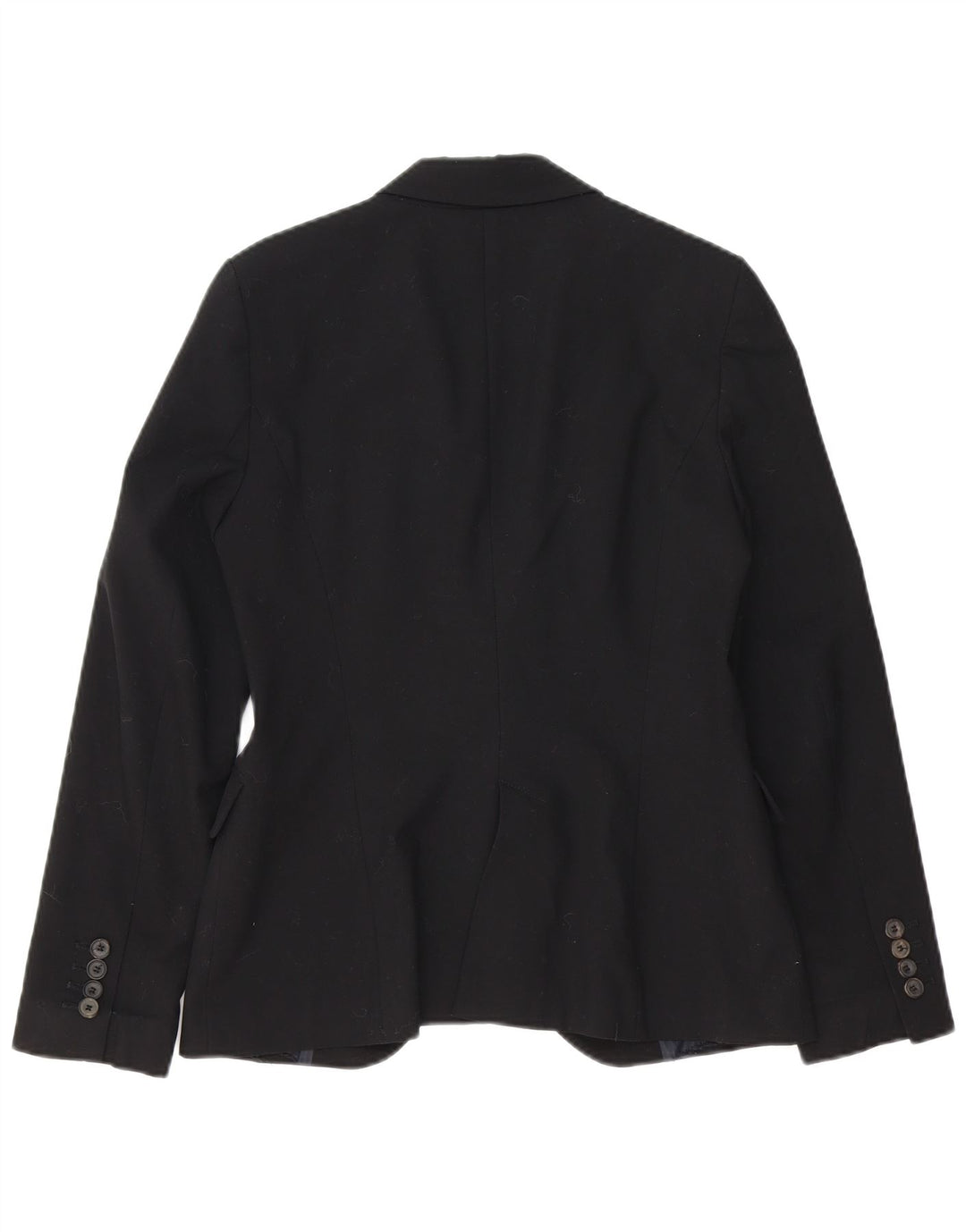 ZARA Womens 1 Button Blazer Jacket EU 38 Small Black