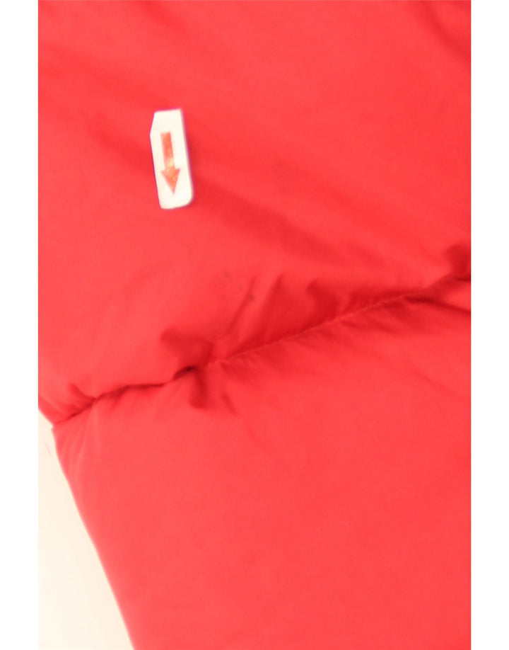 Le Frog Mens Padded Jacket UK 38 Medium Red Polyamide