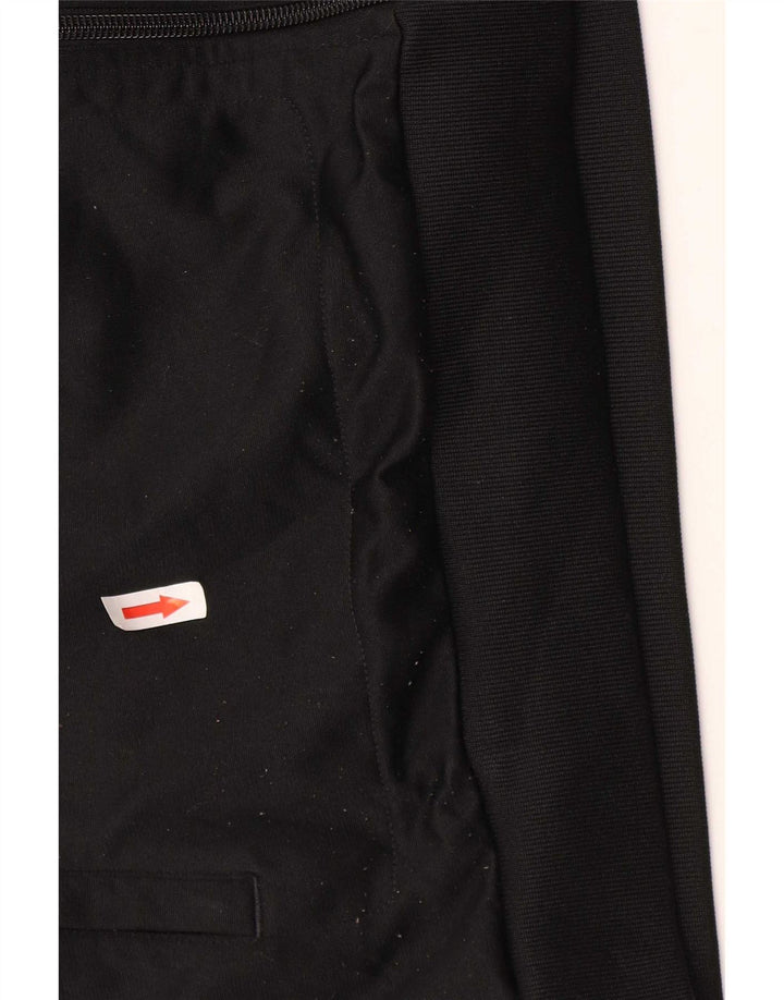 Adidas Mens Tracksuit Top Jacket 2XL Black Colourblock Polyester