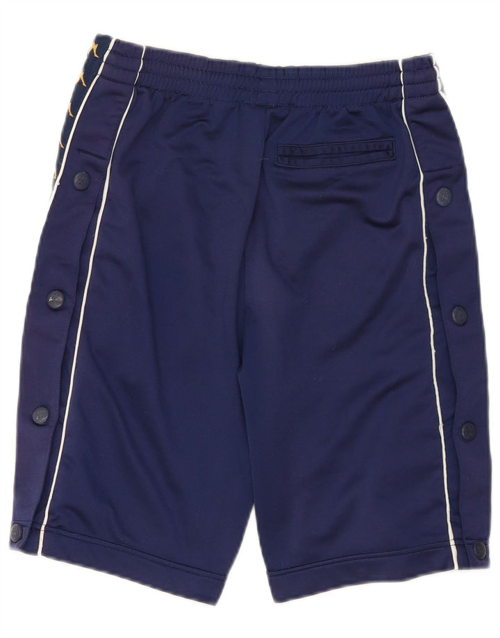 Kappa Mens Graphic Sport Shorts Small  Navy Blue Polyester