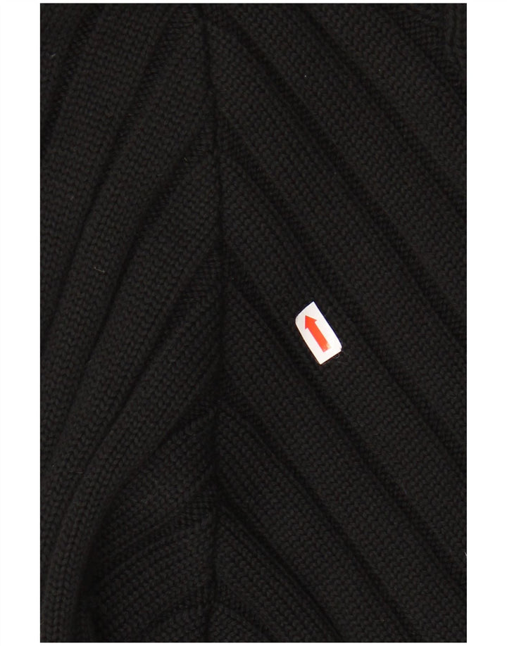 VINTAGE Womens Crew Neck Jumper Sweater UK 20 2XL Black