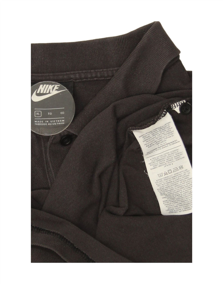 Nike Mens Polo Shirt XL Black Cotton