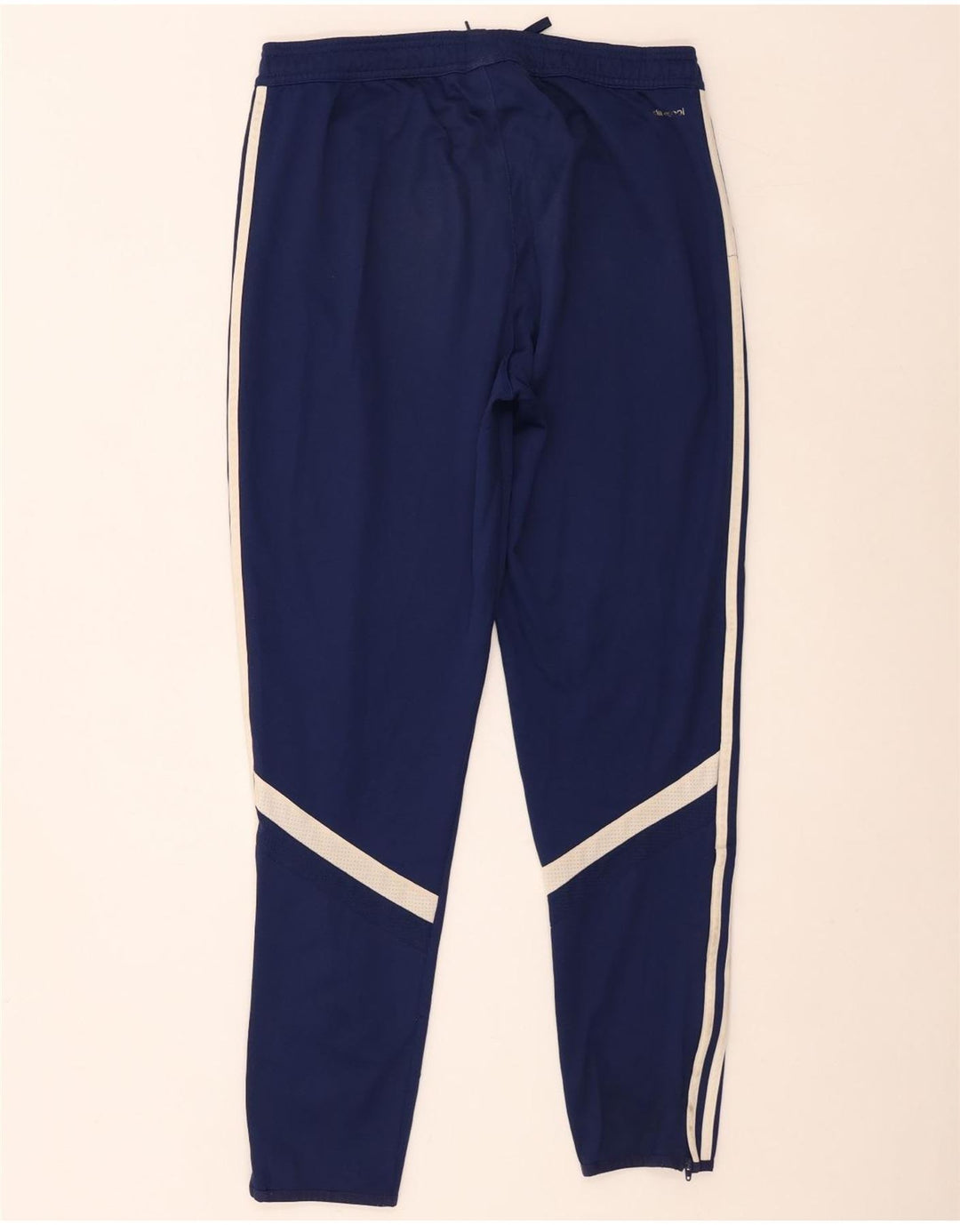 Adidas Mens Climacool Tracksuit Trousers Large Navy Blue Colourblock