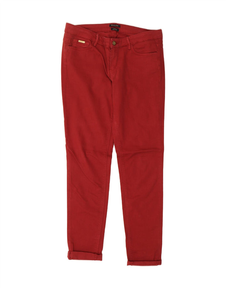 MASSIMO DUTTI Womens Slim Jeans EU 40 Medium W30 L29 Red Vintage Massimo Dutti and Second-Hand Massimo Dutti from Messina Hembry 