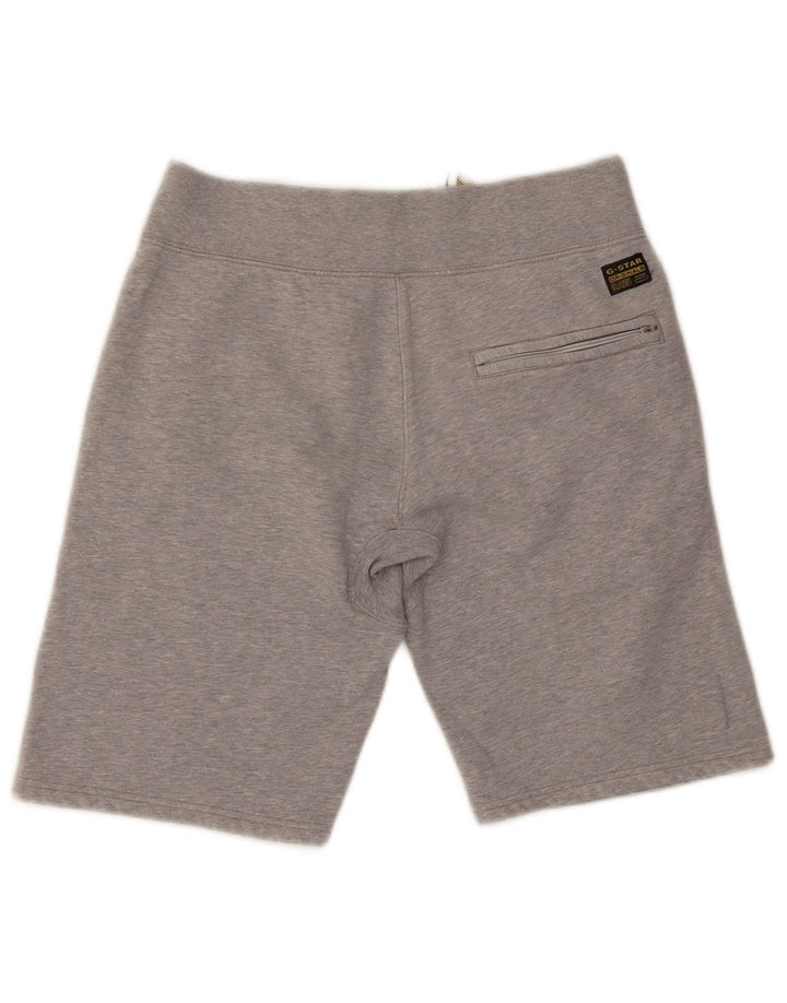G-Star Mens Graphic Sport Shorts Medium Grey Flecked Cotton