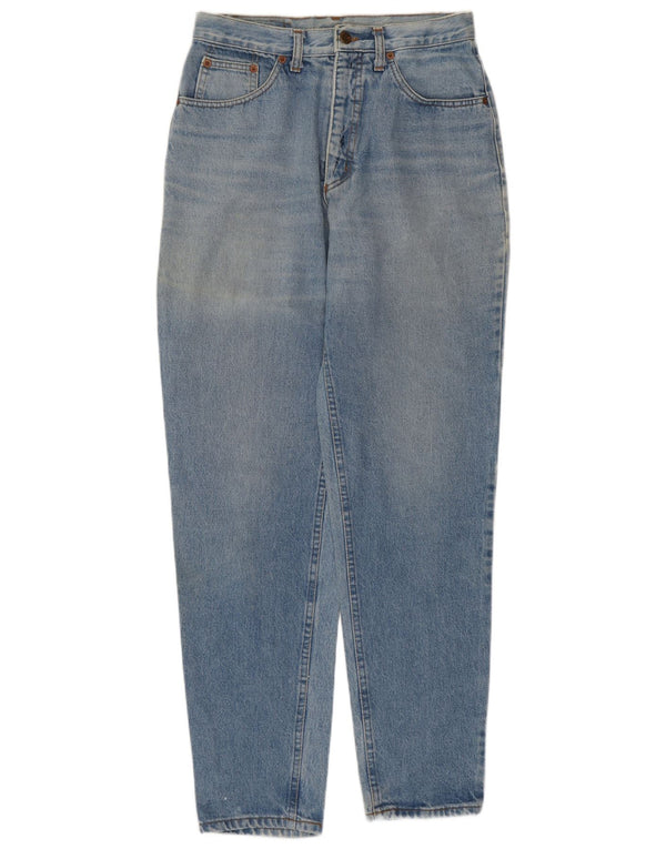 Americanino Womens High Waist Tapered Jeans W30 L30 Blue Cotton