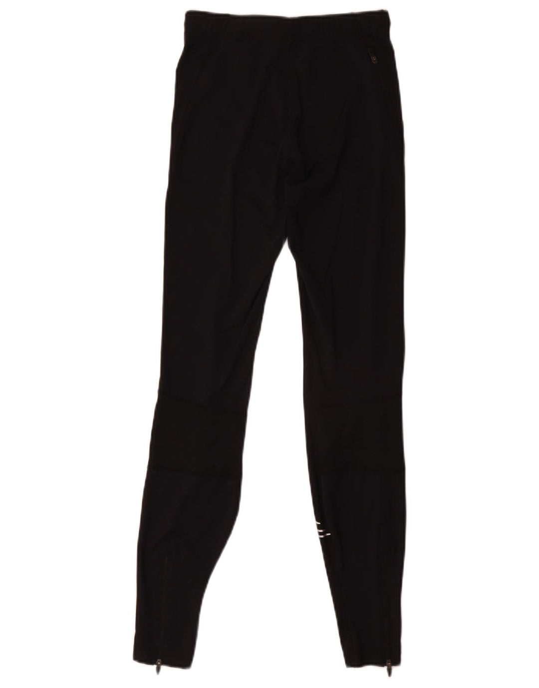 Asics Womens Leggings UK 8 Small  Black Geometric Polyamide