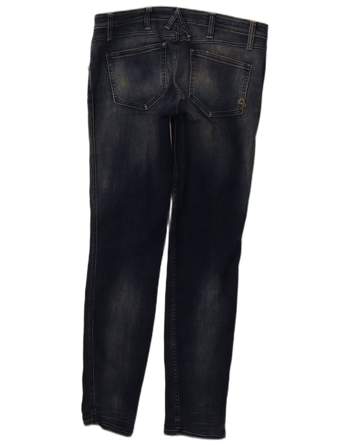 CYCLE Womens Skinny Jeans W31 L31 Navy Blue Cotton